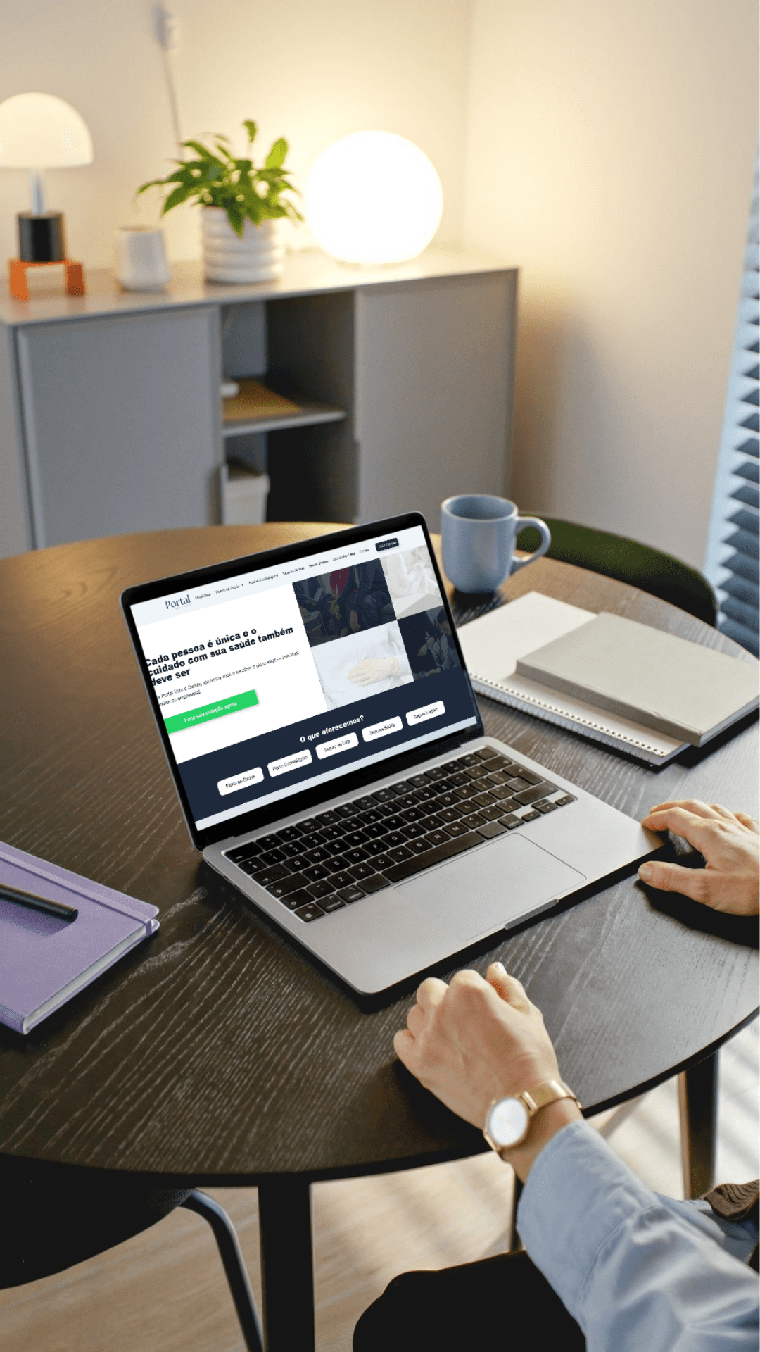 Projeto do site Portal Vida e Saúde